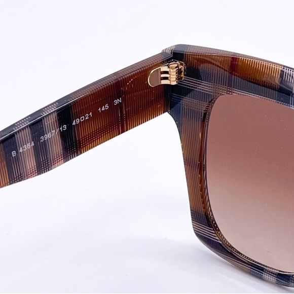BURBERRY Kitty Brown Gradient Butterfly Ladies Sunglasses BE4364F 396713 51 - Picture 10 of 11